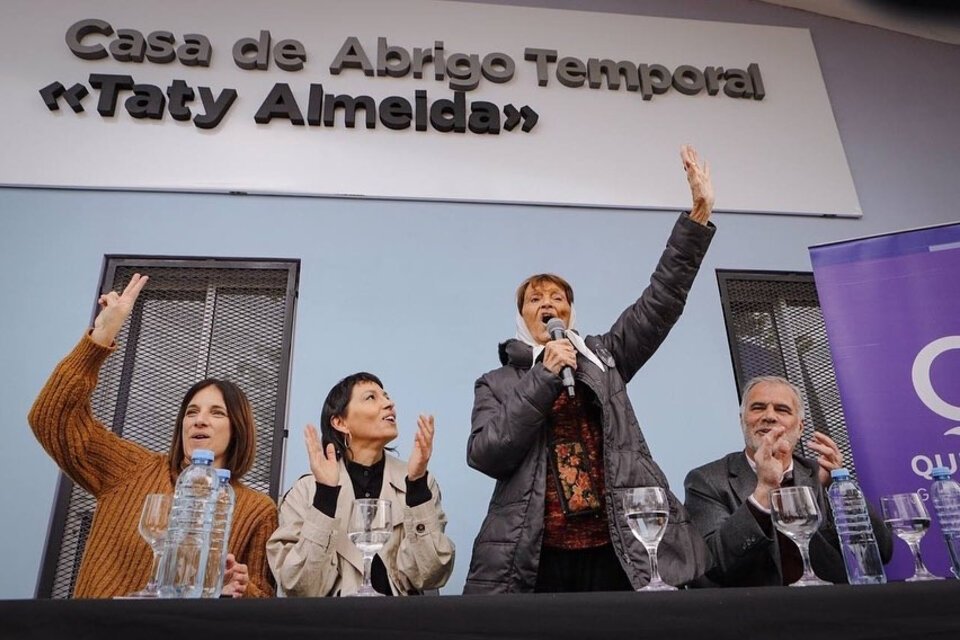 Quilmes: inauguraron la Casa de Abrigo Temporal “Taty Almeida”